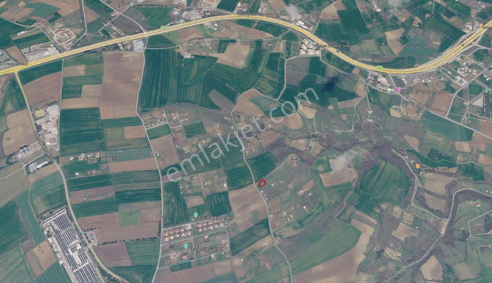 Tekirdağ Süleymanpaşa Barbaros Mah. Satılık 616.08 M² Arsa