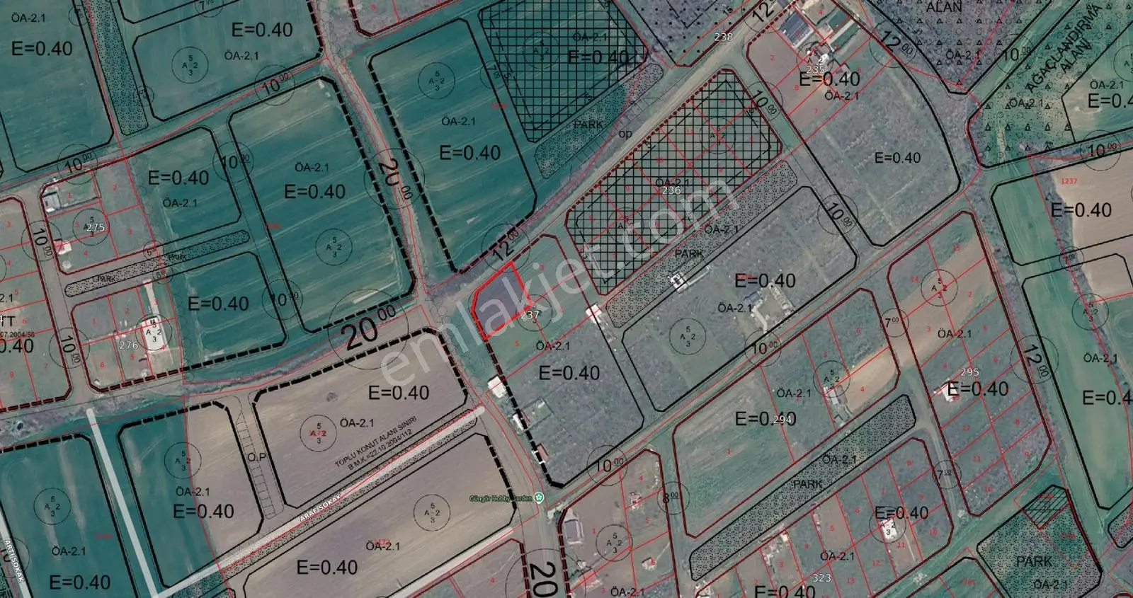 Tekirdağ Süleymanpaşa Barbaros Mah. Satılık 616.08 M² Arsa — fotoğraf 3