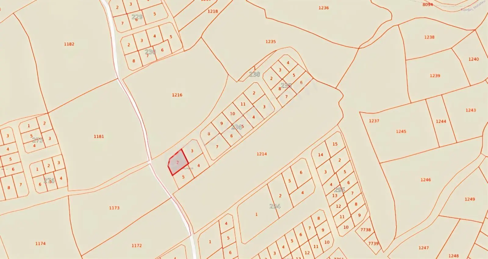 Tekirdağ Süleymanpaşa Barbaros Mah. Satılık 616.08 M² Arsa — fotoğraf 4