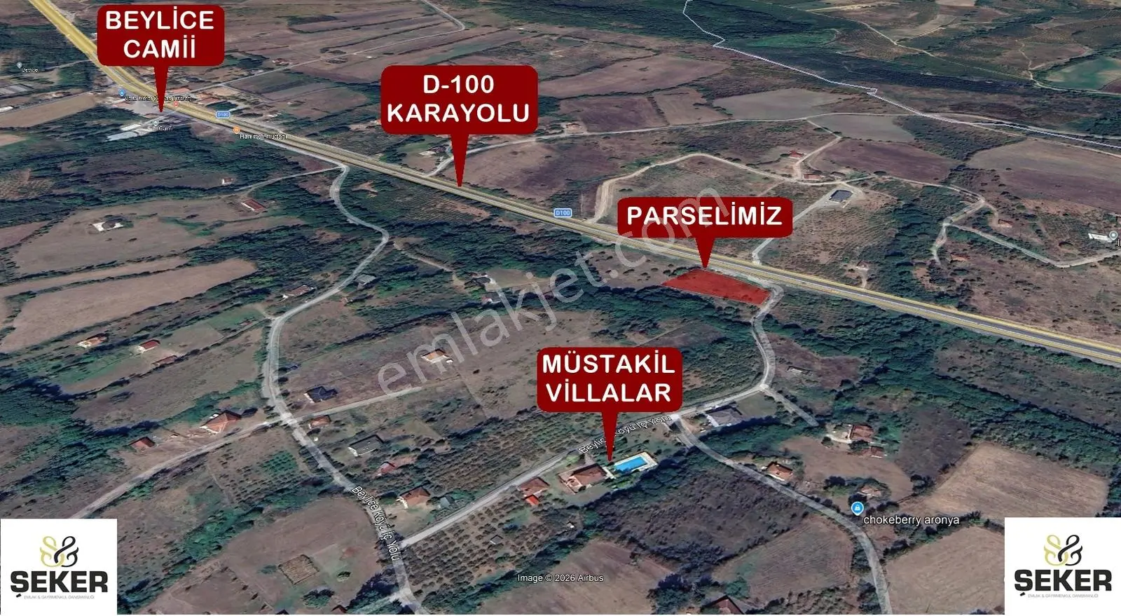 47-şeker Gayrimenkul Beylice Mah.satılık 2790 M2 İmarlı Parsel — fotoğraf 3