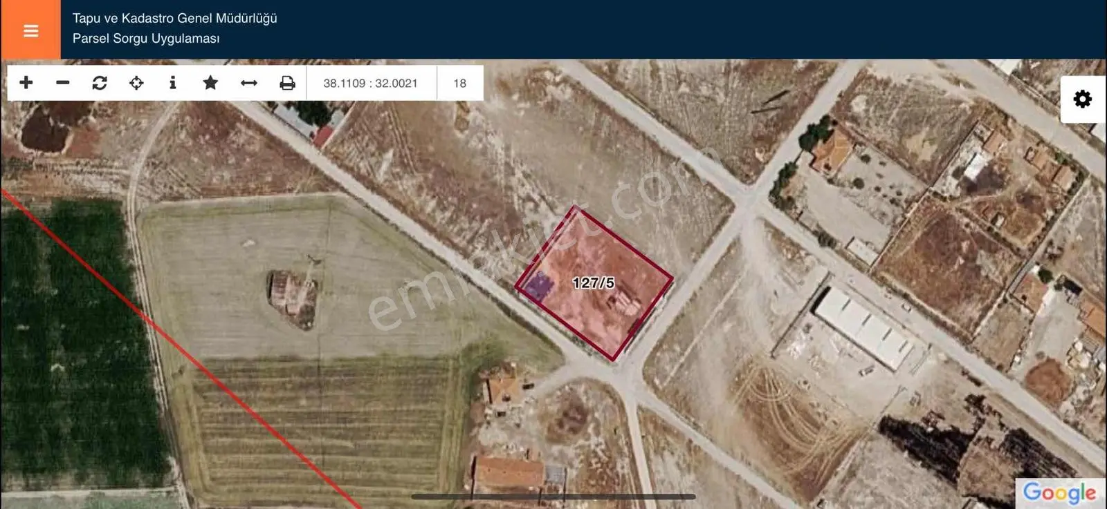 Dev Gayrimenkulden 1943m² Emsalsiz İmarlı Arsa — fotoğraf 2