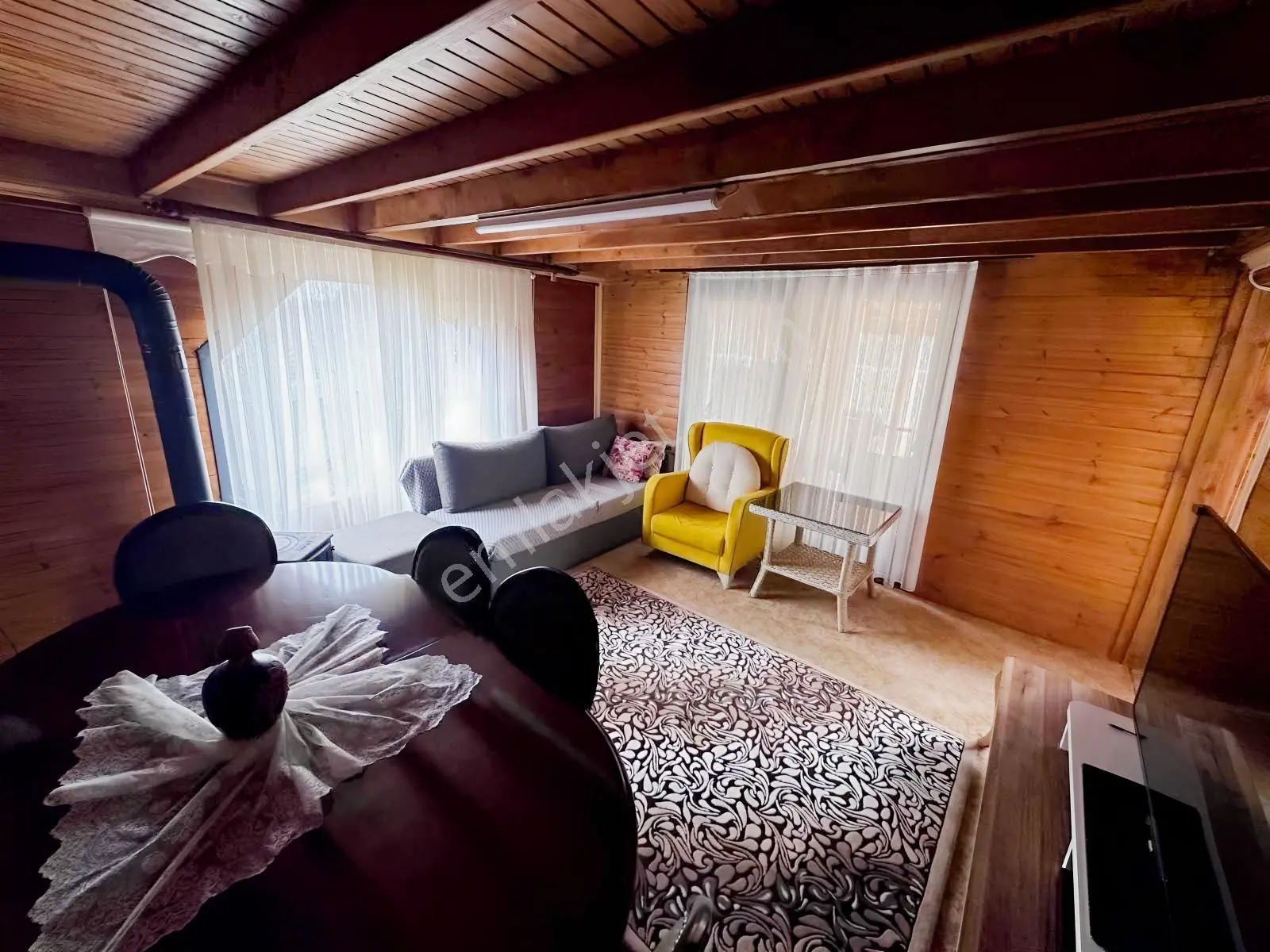 Doğayla İç İçe | 185 M² 3 Katlı, Full Donanımlı Ahşap Villa! — fotoğraf 3