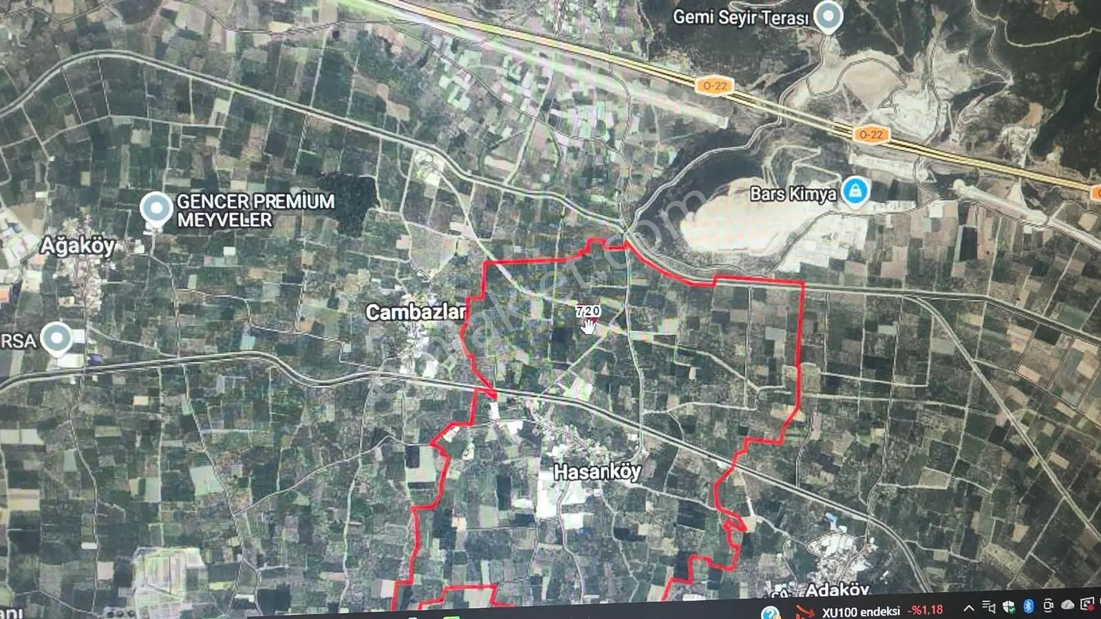 Bke Bursa Kılıç Tan Hasanköy De Satılık 4.220m2 Yola Cephe Tarla — fotoğraf 6