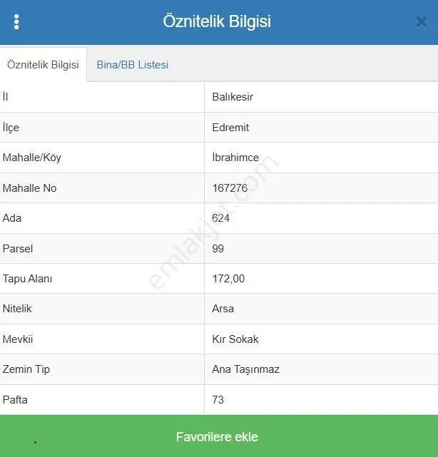 Kentsel Dönüşüm Bölgesinde 172 M2 Hesaplı Arsa