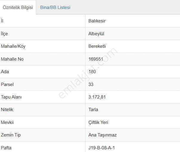 Altıeylül Bereketli'de 3172 M² Satılık Doğa Manzaralı Tarla — fotoğraf 3