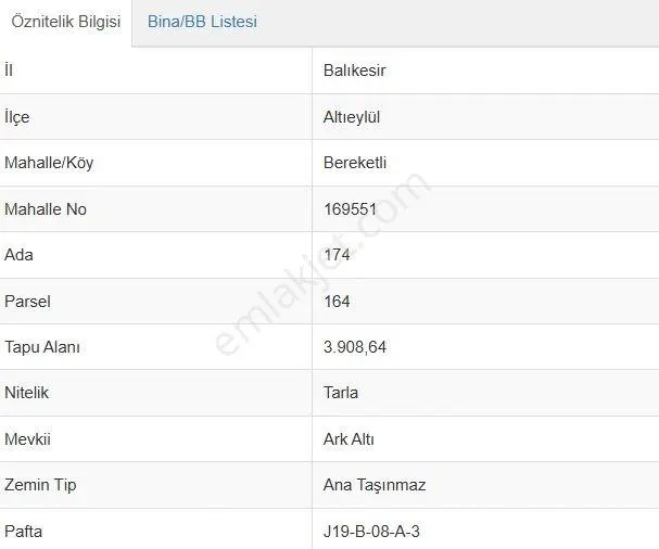 Altıeylül Bereketli'de Satılık 3900 M² Geniş Arazi — fotoğraf 4