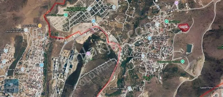 Bayraklı, Doğançay Mah.,mevki Köycivarı,559m2satılık Taşlı Tarla — fotoğraf 2