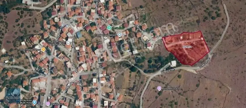 Bayraklı, Doğançay Mah.,mevki Köycivarı,559m2satılık Taşlı Tarla — fotoğraf 3