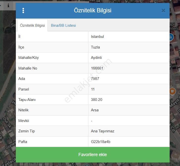 Tuzla Şifa Mahallesinde Müstakil Parsel Satılık 380 M2 Arsa — fotoğraf 5