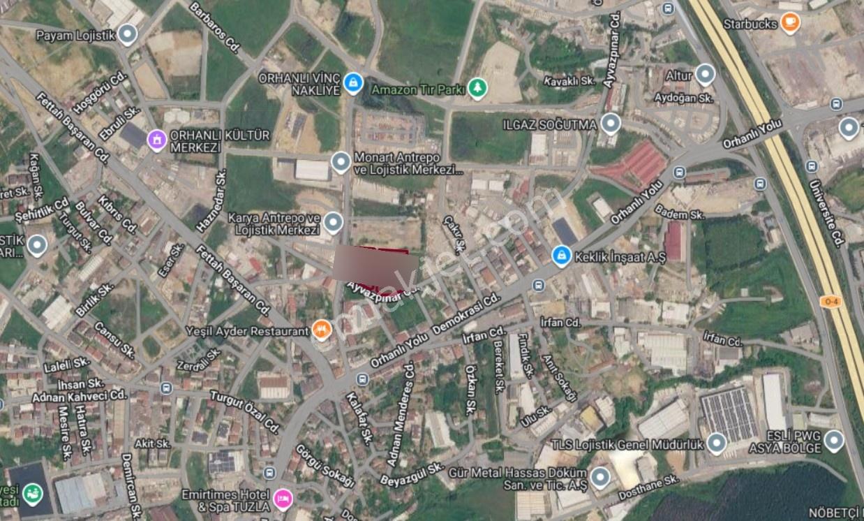 Tuzla Orhanlı Mahallesinde Depolama İmarlı Satılık Arsa(9330 M2) — fotoğraf 2