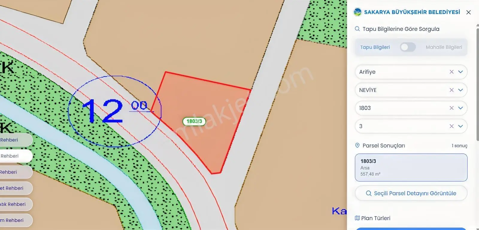 Arifiye Neviyede Merkezi Lokasyonda 557 M² Yatırımlık Konut Arsa — fotoğraf 2