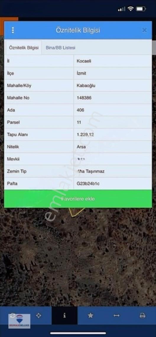 Kabaoğlu Satılık / Kat Karşılığı 3499 M2 Arsa (sarıcalar)