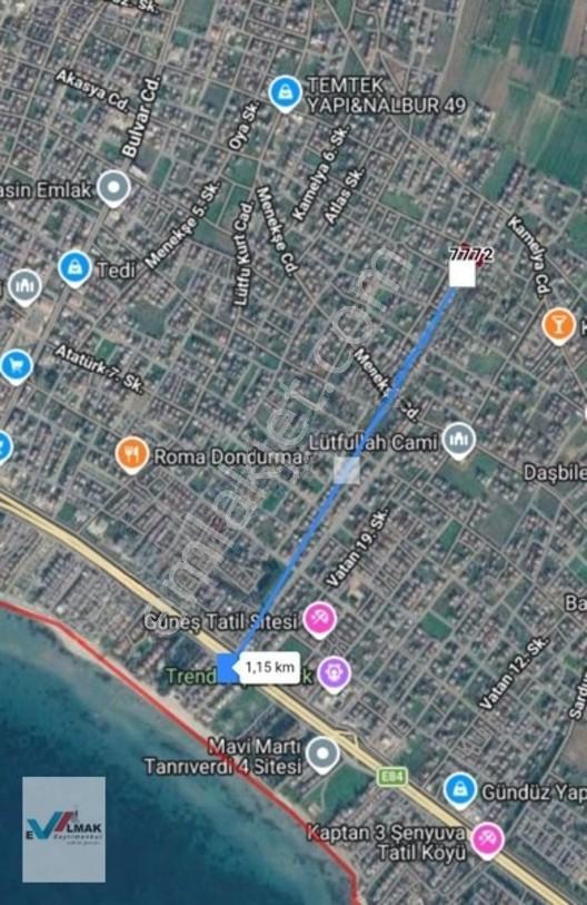 Evalmakta Yanyana 325m2 Konut Ve Villa İmarlı 2 Arsa Denizeyakın — fotoğraf 3