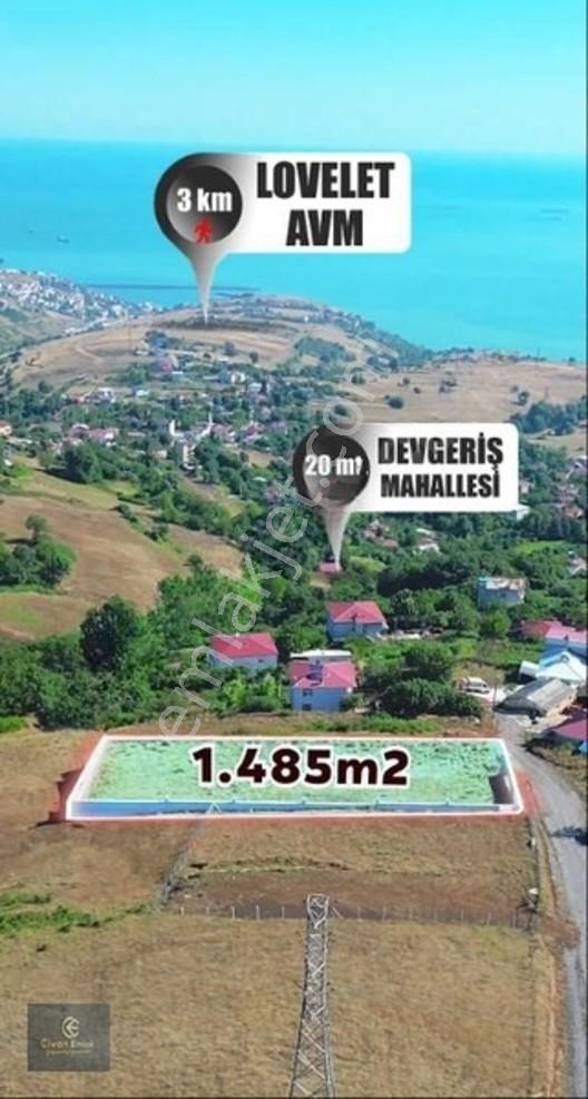 Civan'dan Devgerişte Deniz Manzaralı 7 Kat İmarlı 1483 M² Arsa — fotoğraf 5