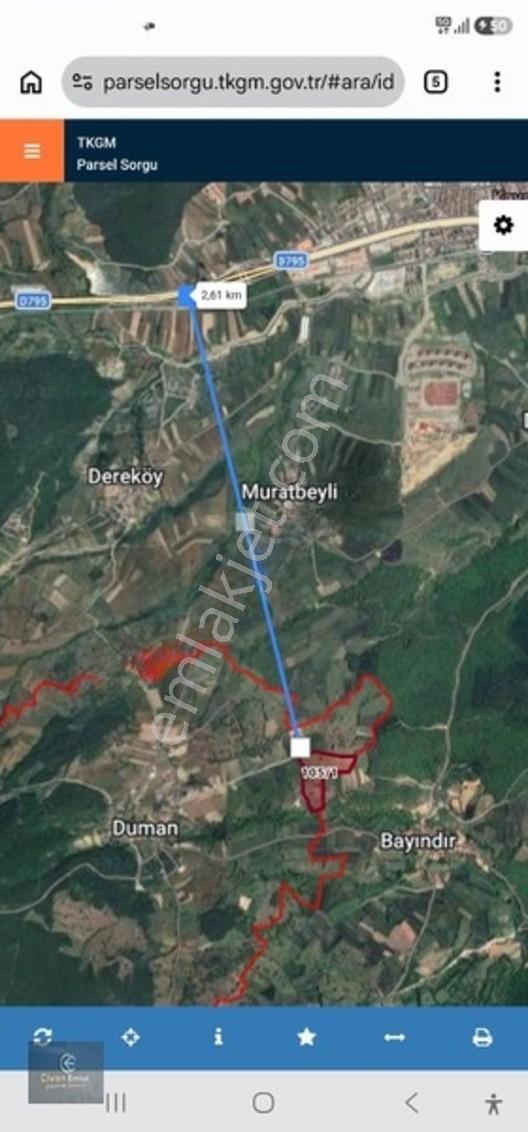 Kavakta Anayola 2.61 Km Mesafede 51197 M2 Genıs Tarla — fotoğraf 5