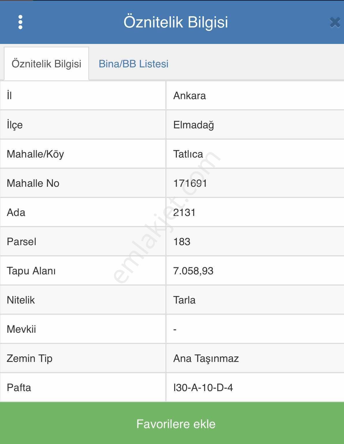 Elmadağ Tatlıca Mah Kargalı'da Ada - 2131 Parsel - 183 — fotoğraf 4