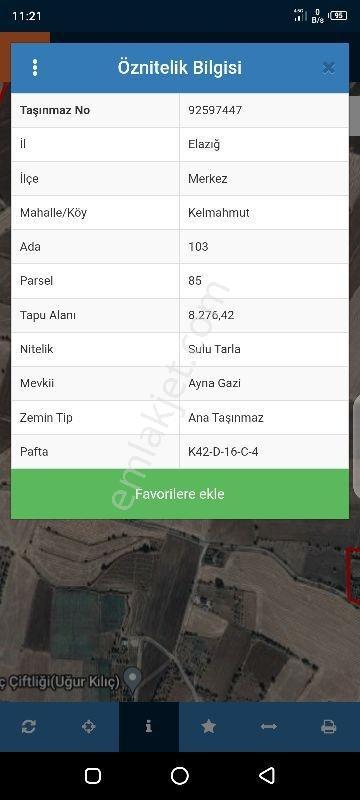 Acil Satılık Fırsat Tarla