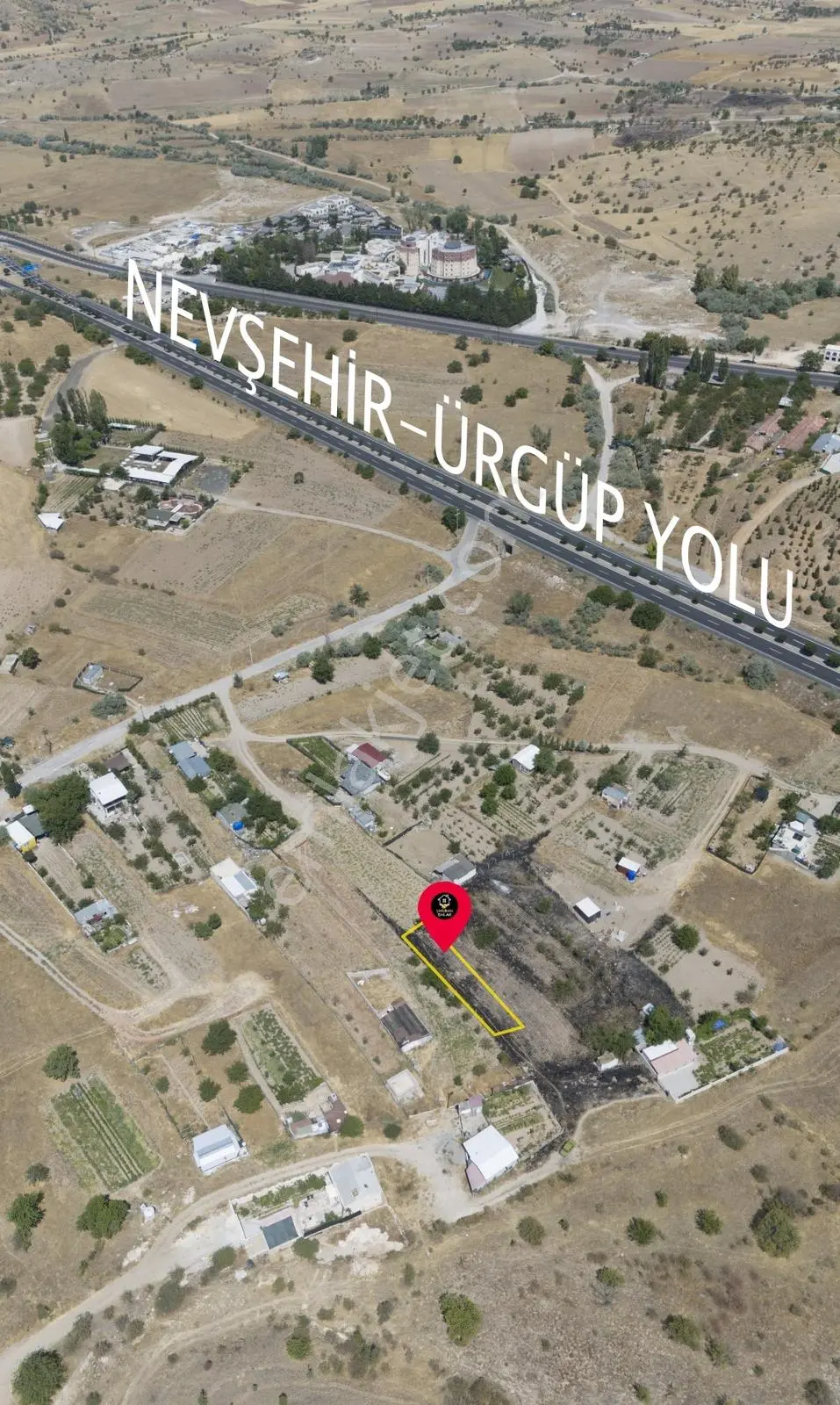 Şanlıbaba Emlak'Tan Uçhisar Haflı Mevkiinde Satılık Bahçe