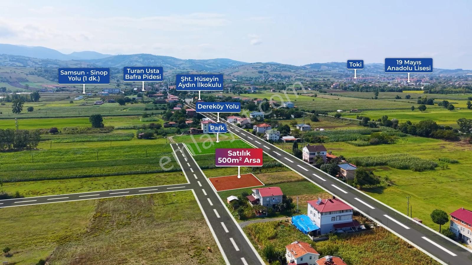 Hüseyin Boylu'dan Dereköy'de Satılık Villa İmarlı 500 M² Arsa — fotoğraf 3