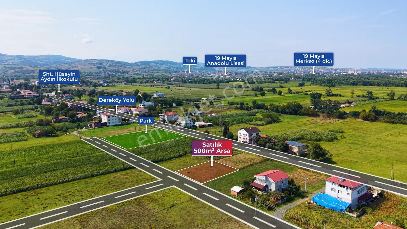 Hüseyin Boylu'dan Dereköy'de Satılık Villa İmarlı 500 M² Arsa — fotoğraf 4