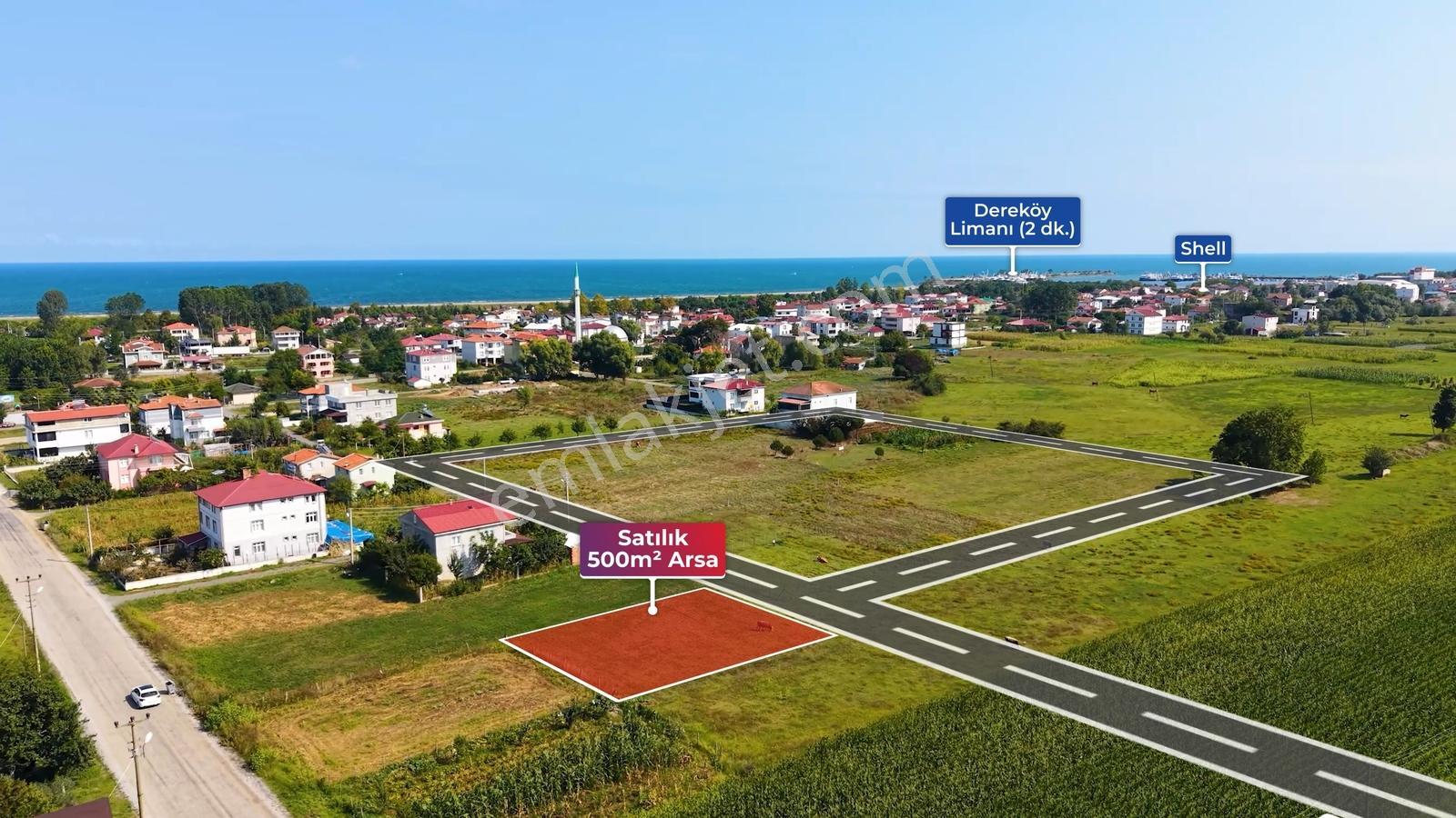 Hüseyin Boylu'dan Dereköy'de Satılık Villa İmarlı 500 M² Arsa — fotoğraf 9