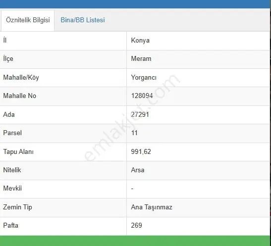 Meram Durundayda 2 Kat İmarlı Satılık Villa Arsası — fotoğraf 2