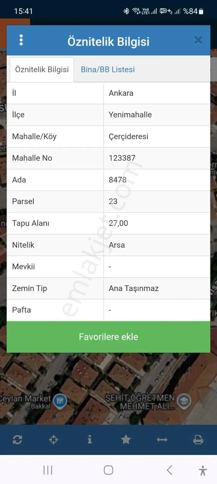 Yenimahalle Suadiye Cadde Üzerinde Ticari + Konut İmarlı Arsa — fotoğraf 2