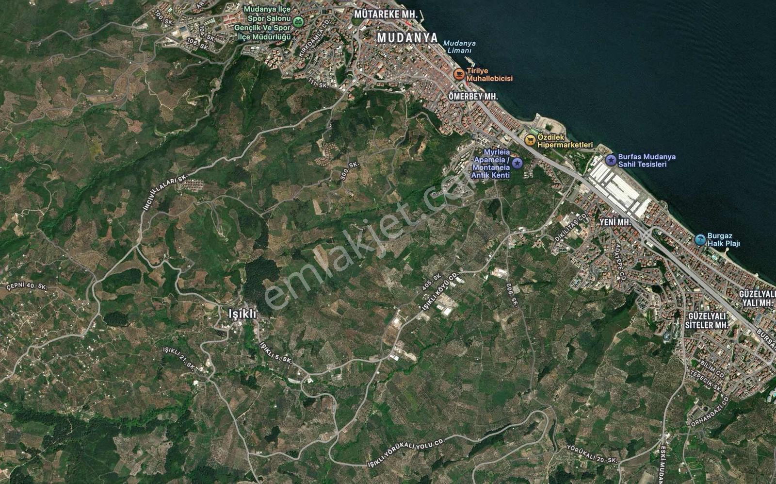 Mudanya Işıklı Köyünde İmarlı Satılık Arsa — fotoğraf 2