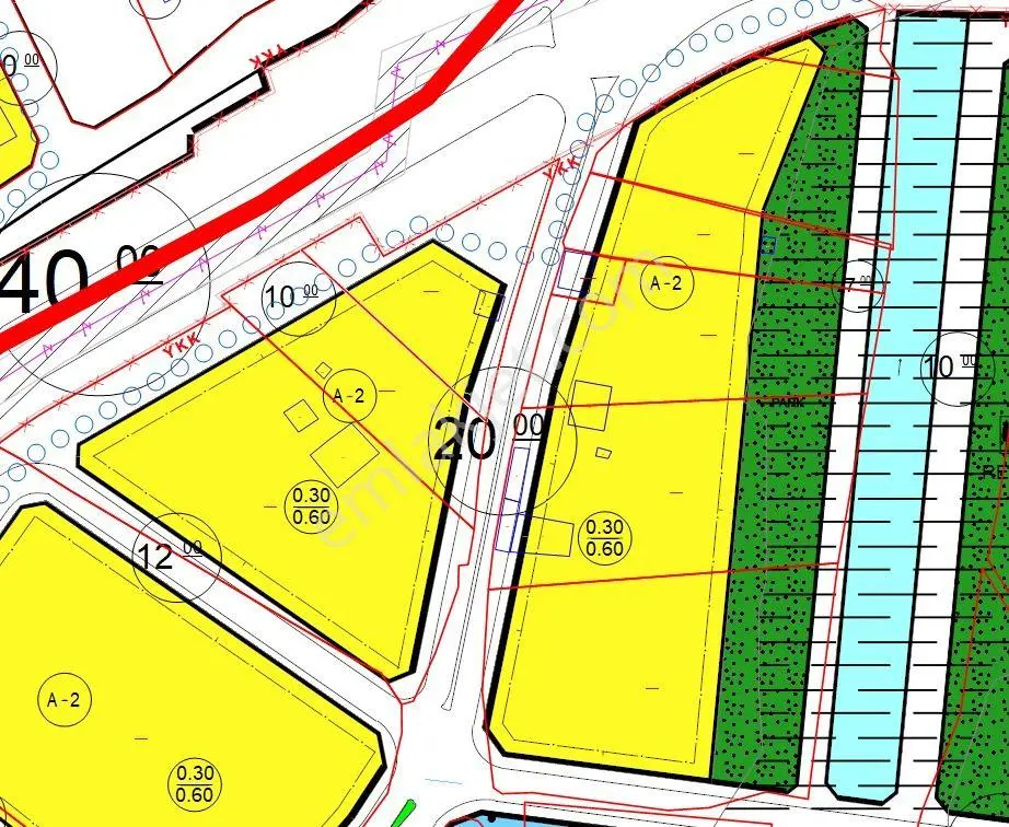 Akçakoca Yukarı Mahallede Satılık 2 Kat Konut İmarlı Arsa