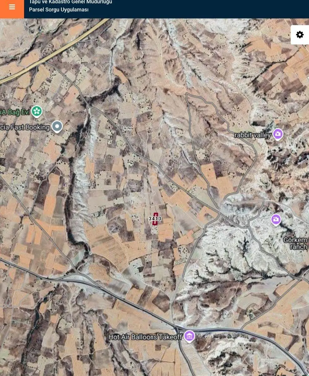 Şanlıbaba Emlak'tan Göreme'de Hobi Bahçesine Uygun Arazi