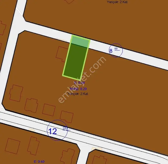 Saraçoğlunda 650 M² 2 Kat İmarlı Satılık Arsa — fotoğraf 4