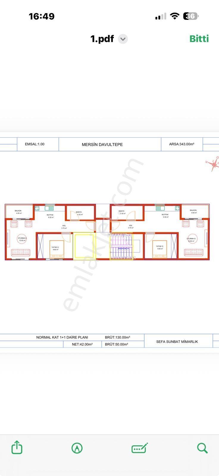 Mezitli Gmk Ya 80 M Mesafe Cazip 369 M İmarlı 1.00 Emsal Arsa — fotoğraf 10