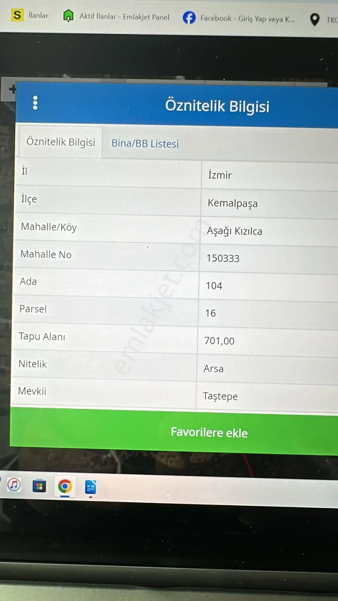 Kemalpaşada Satılık İmarlı Arsa Aşağı Kızılcada Harika Lokasyonda 701 M² — fotoğraf 4