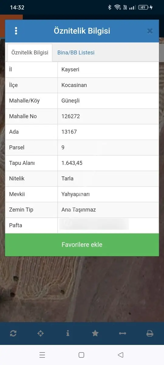 Kocasinan Güneşli Yahyapınarında Satılık Tarla — fotoğraf 2