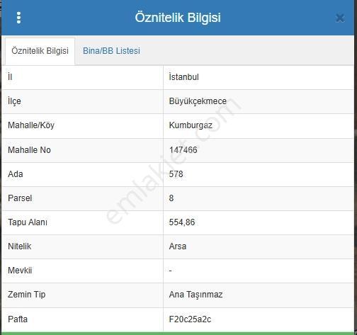 Büyükçekmece Kumburgaz'da Villa (tripleks) İmarlı Satılık Arsa — fotoğraf 2