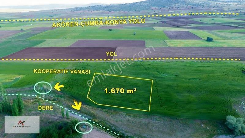 Akören Orhaniye Mahallesinde 1.670 M² Müstakil Sulanır Tarla — fotoğraf 4