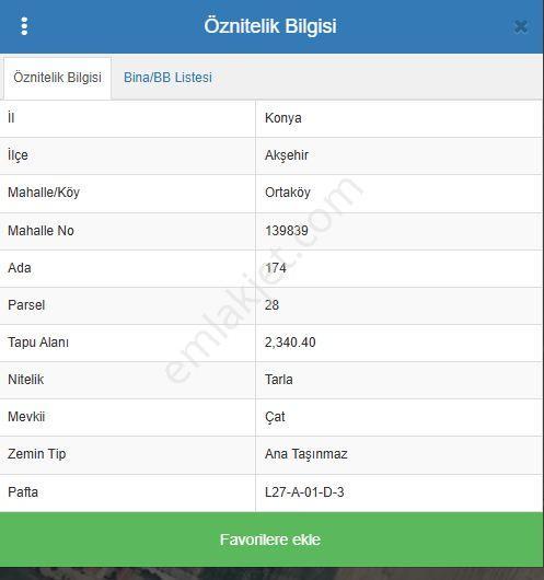 A- Emlaktan Ortaköye 2340 M2 Satılık Tarla — fotoğraf 2