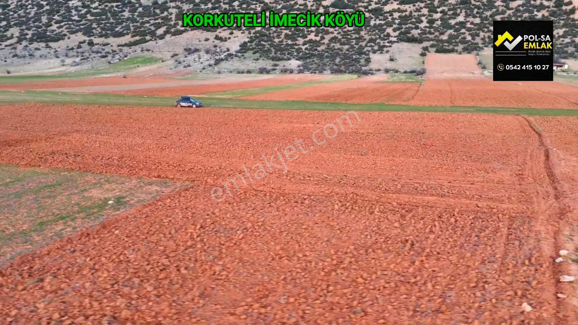 Korkuteli İmecik De Satılık 813m2 Tarla Resmi Yol Var — fotoğraf 12