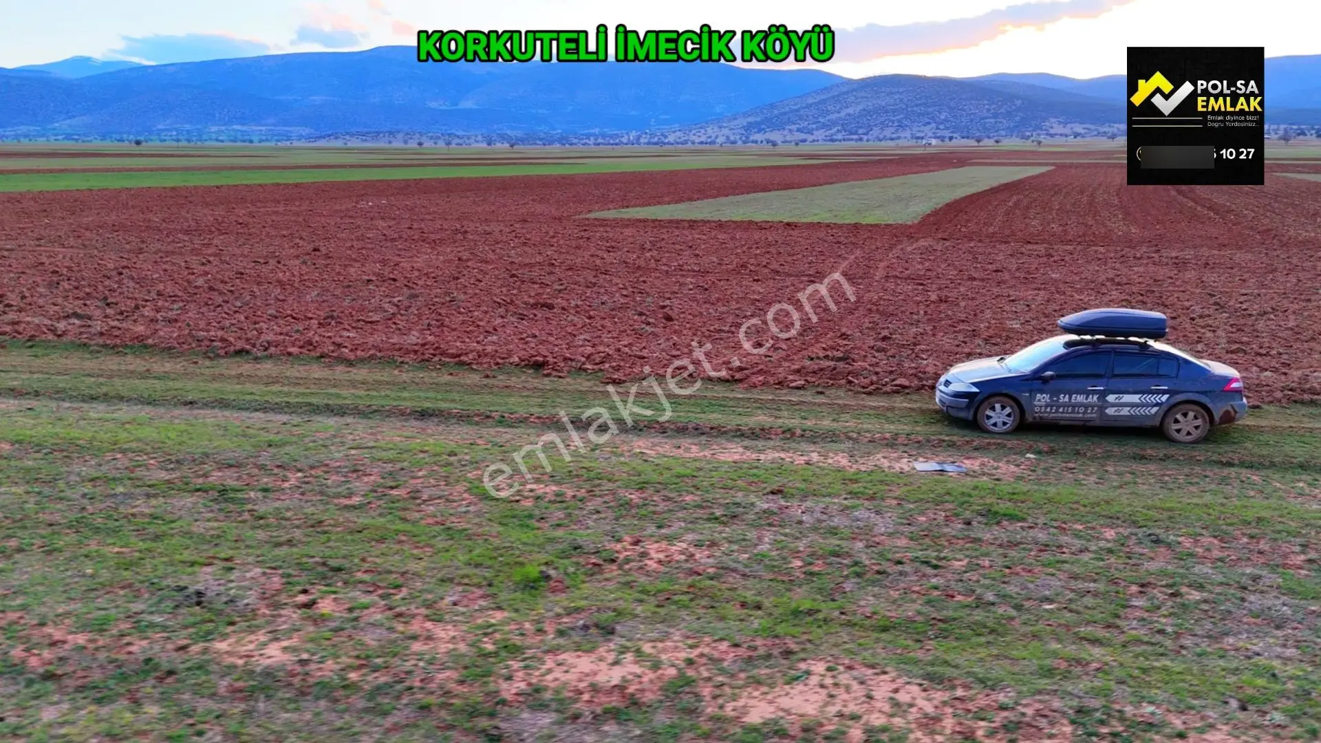 Korkuteli İmecik De Satılık 813m2 Tarla Resmi Yol Var — fotoğraf 14