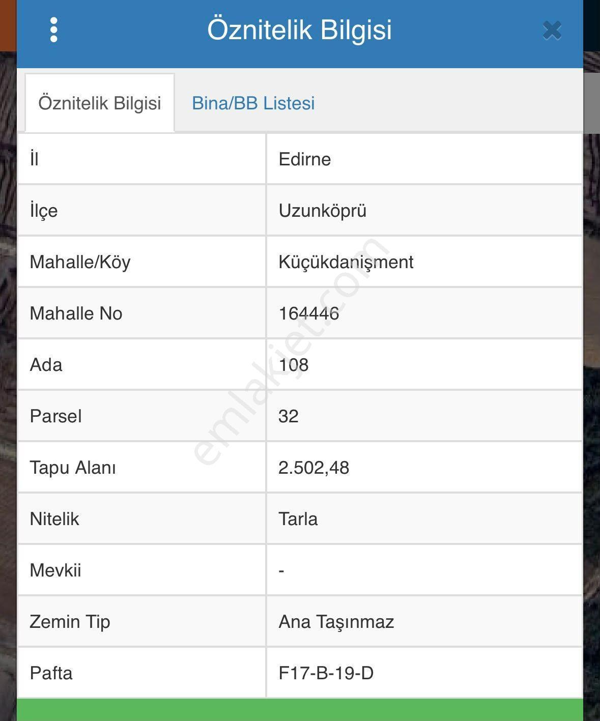 Remaxland'den Edirne Uzunköprü Küçükdanişment Satılık Tarla — fotoğraf 5