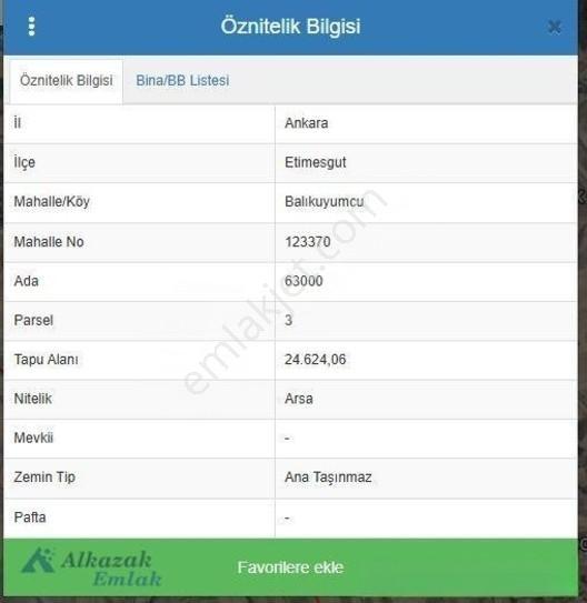 Ankara/etimesgut/ballıkuyumcu'da, 249m² Satılık Hisseli İmarlı Arsa — fotoğraf 4
