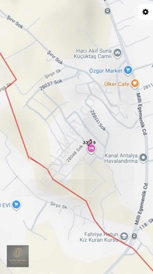 Çalkayada Tepede 33/19 300 M2 4 Kat Konut İmarlı Parsel