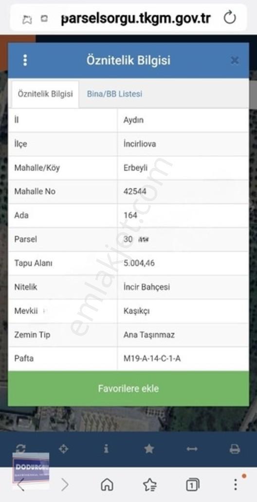 Satılık İncir Bahçesi
