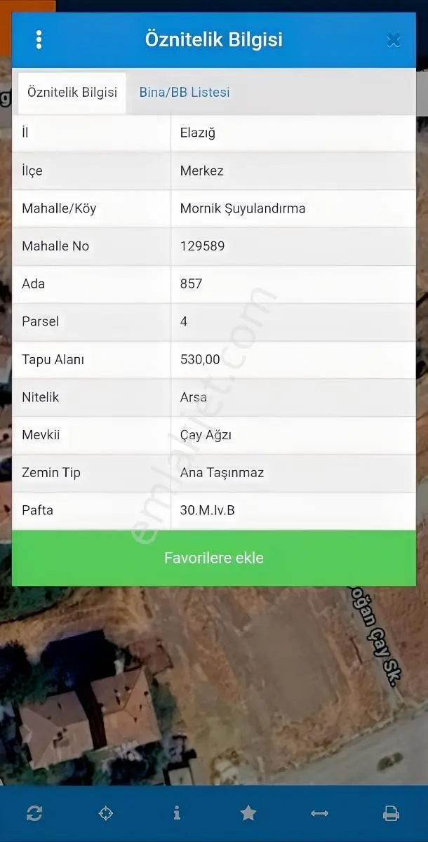 Doğukan Real Estate | Mornikte 530m² Satılık Arsa