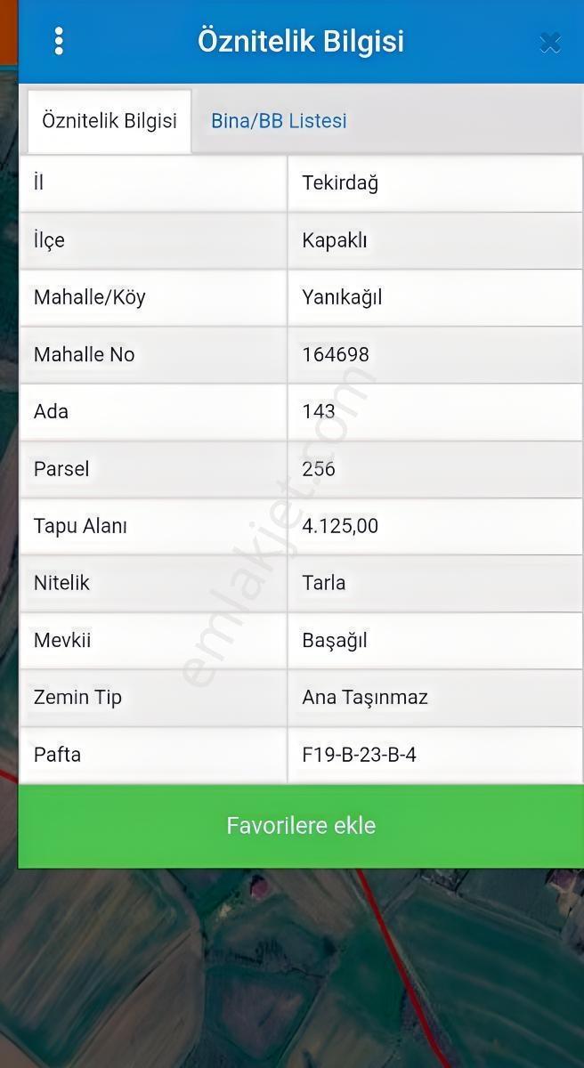 Kapaklı Yanıkağıl Mah. 1031 M² Satılık. Yola Cephe — fotoğraf 10