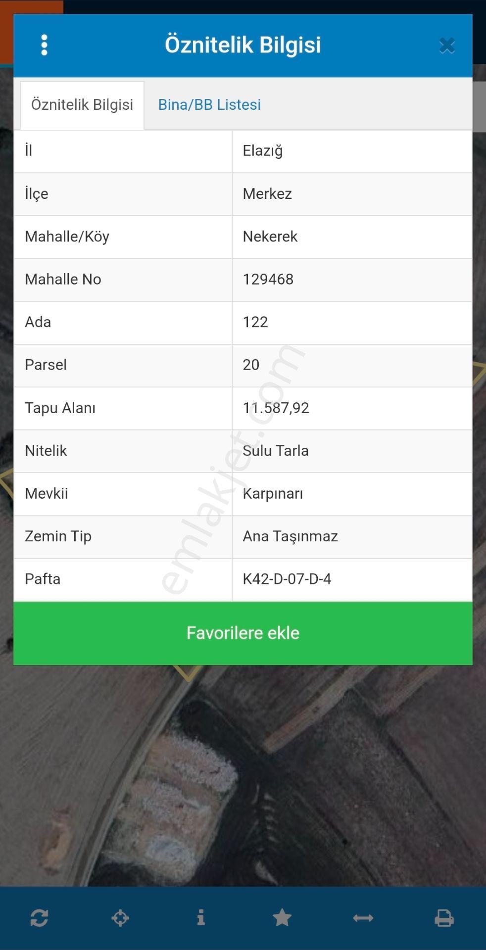 Doğukan Real Estate | Elazığ Merkez Nekerekte 11.587m² Satılık Sulu Tarla — fotoğraf 2