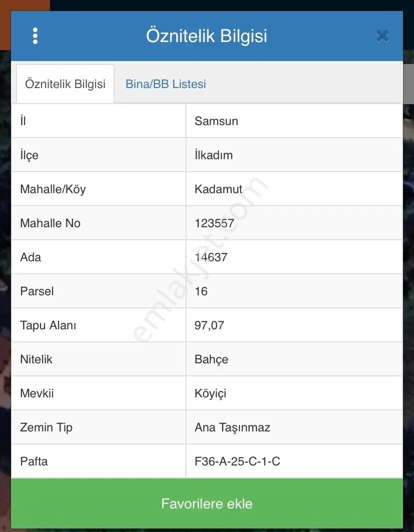 Samsun Kadamutta Resmi Yola Cepheli Satılık Tarla — fotoğraf 2