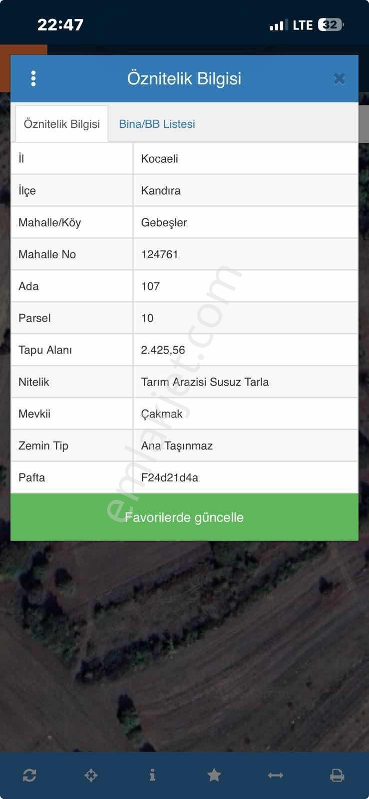 Kandıra Gebeşler'de Satılık Arazi — fotoğraf 2