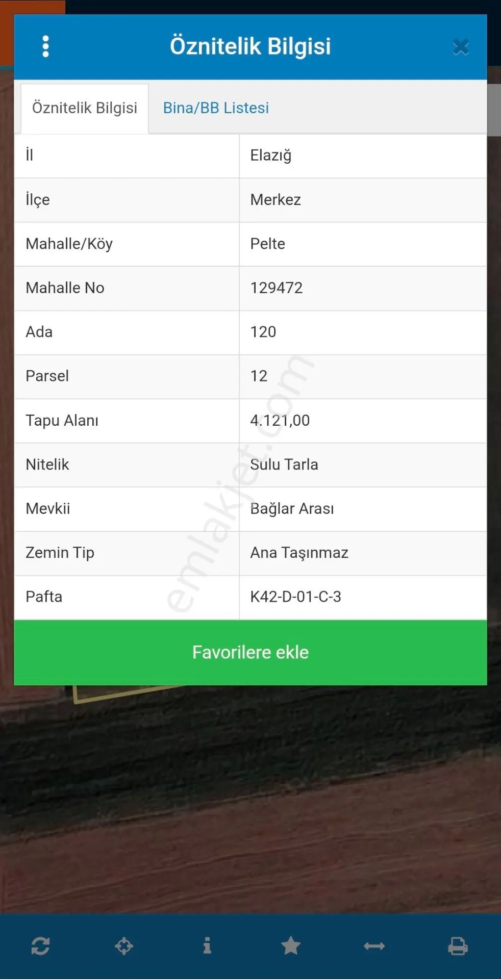 Doğukan Real Estate | Elazığ Pelte Köyü 4121 M² Satılık Sulu Tarla — fotoğraf 2