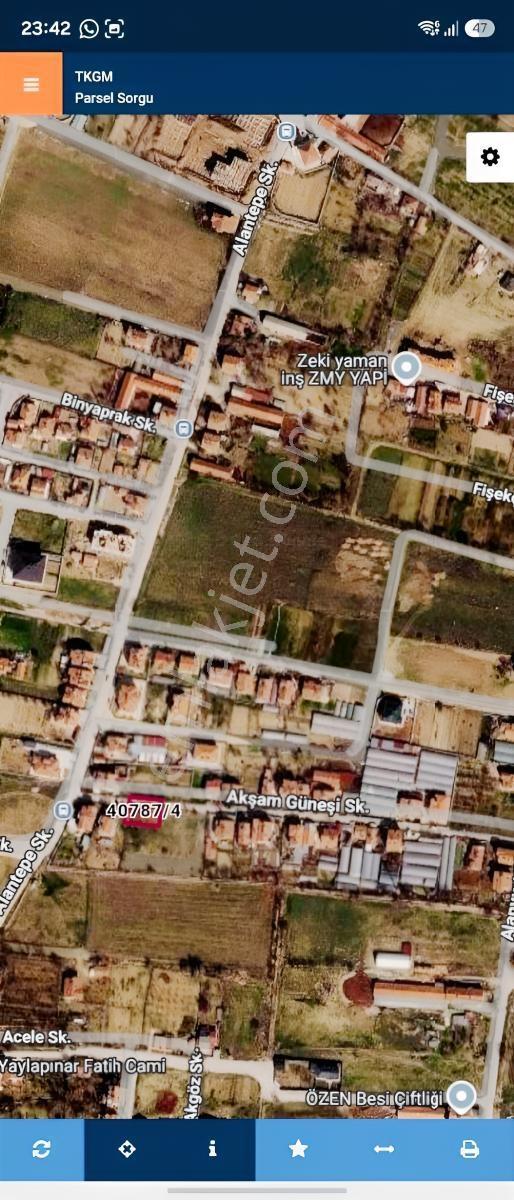 Meram Yaylapınar Kaş Cad Yakını 500 M2 İmarlı Arsa — fotoğraf 3